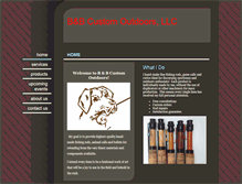 Tablet Screenshot of bbcustomoutdoors.com